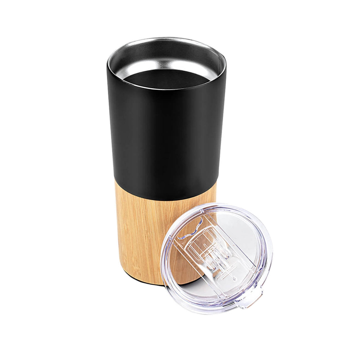 Vaso Viajero Bambu Metal