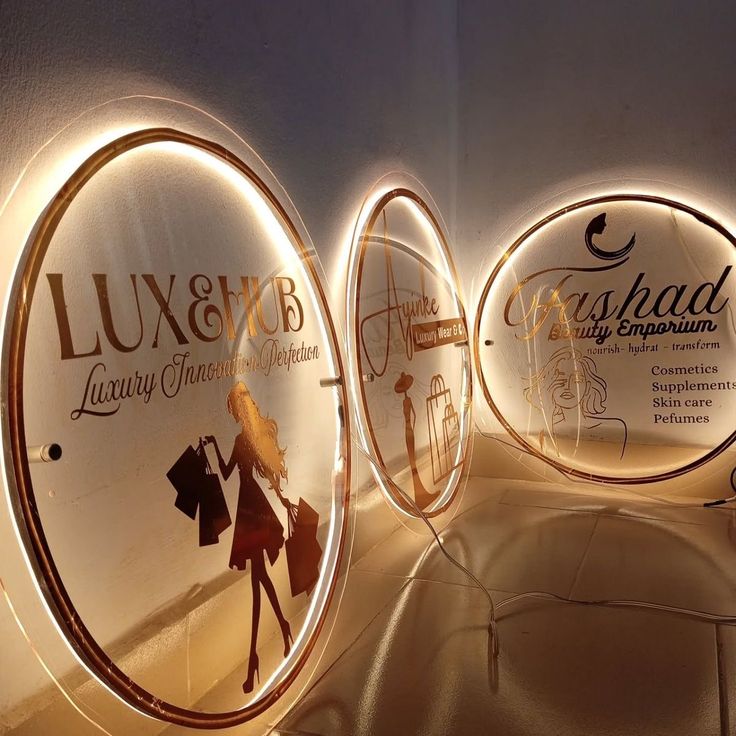 LOGOTIPO CIRCULAR ACRILICO