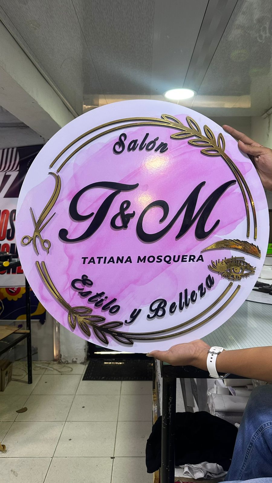 LOGOTIPO CIRCULAR MDF