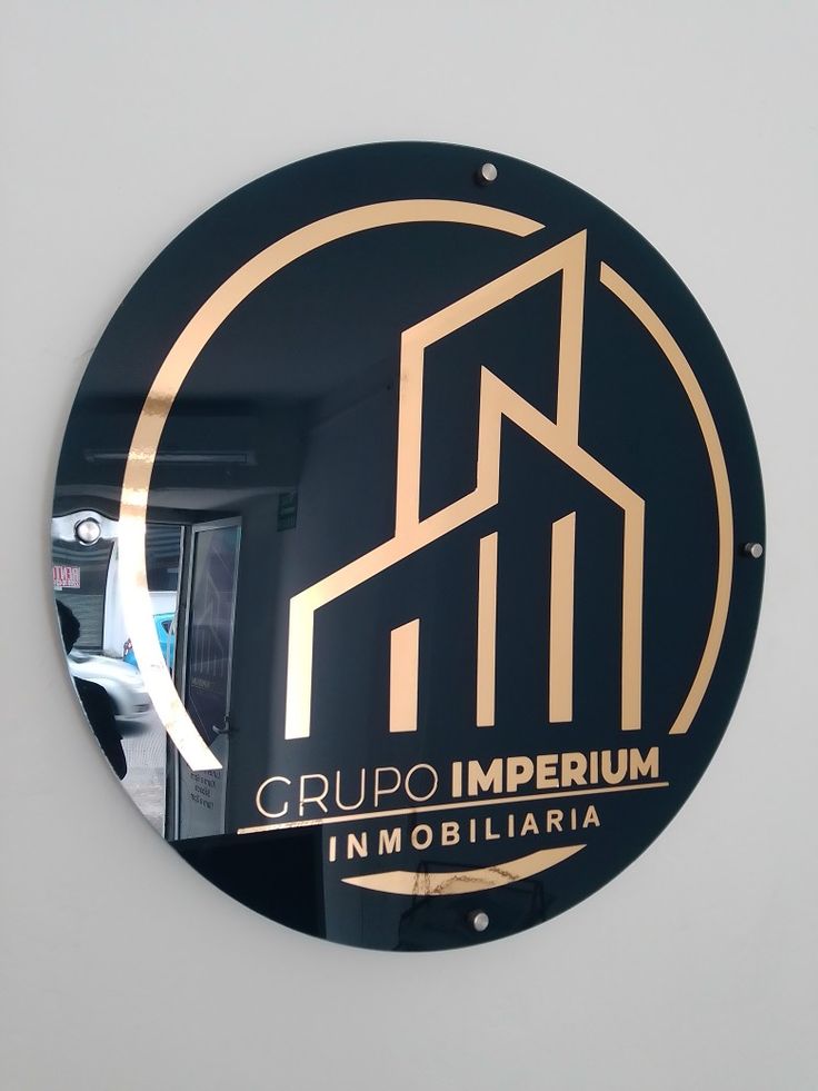 LOGOTIPO CIRCULAR ACRILICO