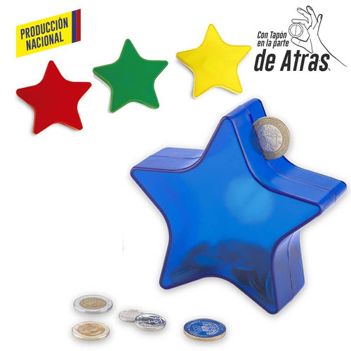 Alcancia Estrella 16 Cm Produccion Nacional