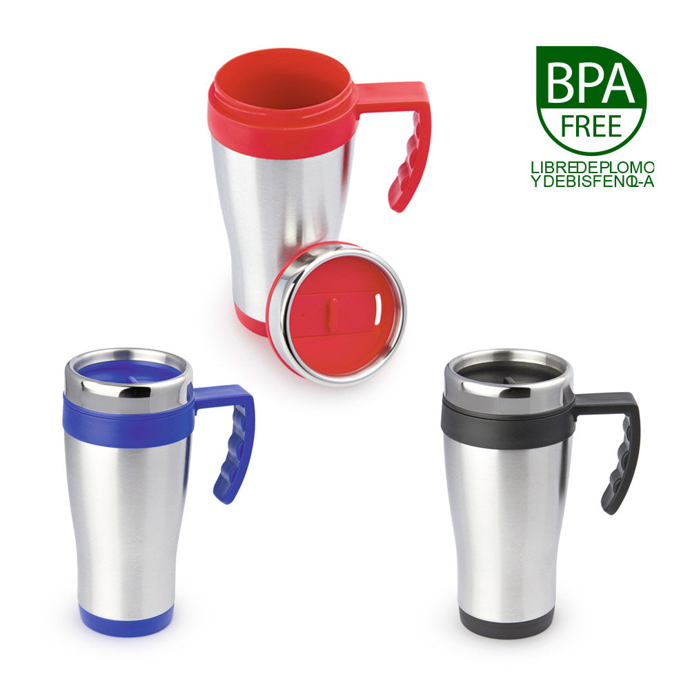 Mug en Acero Spike 400 Ml 13 Oz