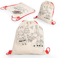 Bolsa para Colorear Santa