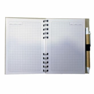 Libreta Doble O Ecologica con Esfero