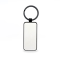 Llavero Sublimacion Rectangular Black