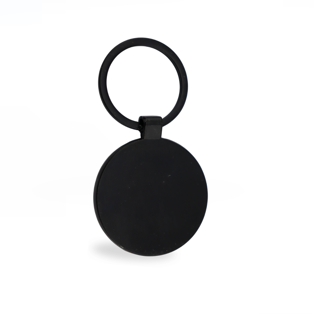Llavero Sublimacion Redondo Black