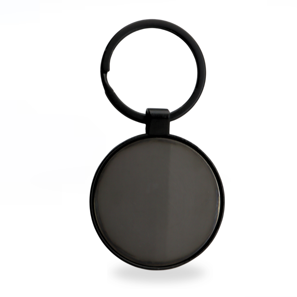 Llavero Cromo Redondo Black