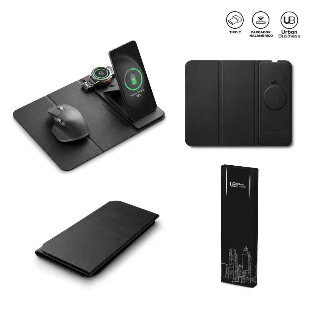 Mouse Pad con Cargador Inalambrico Drus