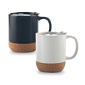 Mug Ceramica con Corcho 11 Oz