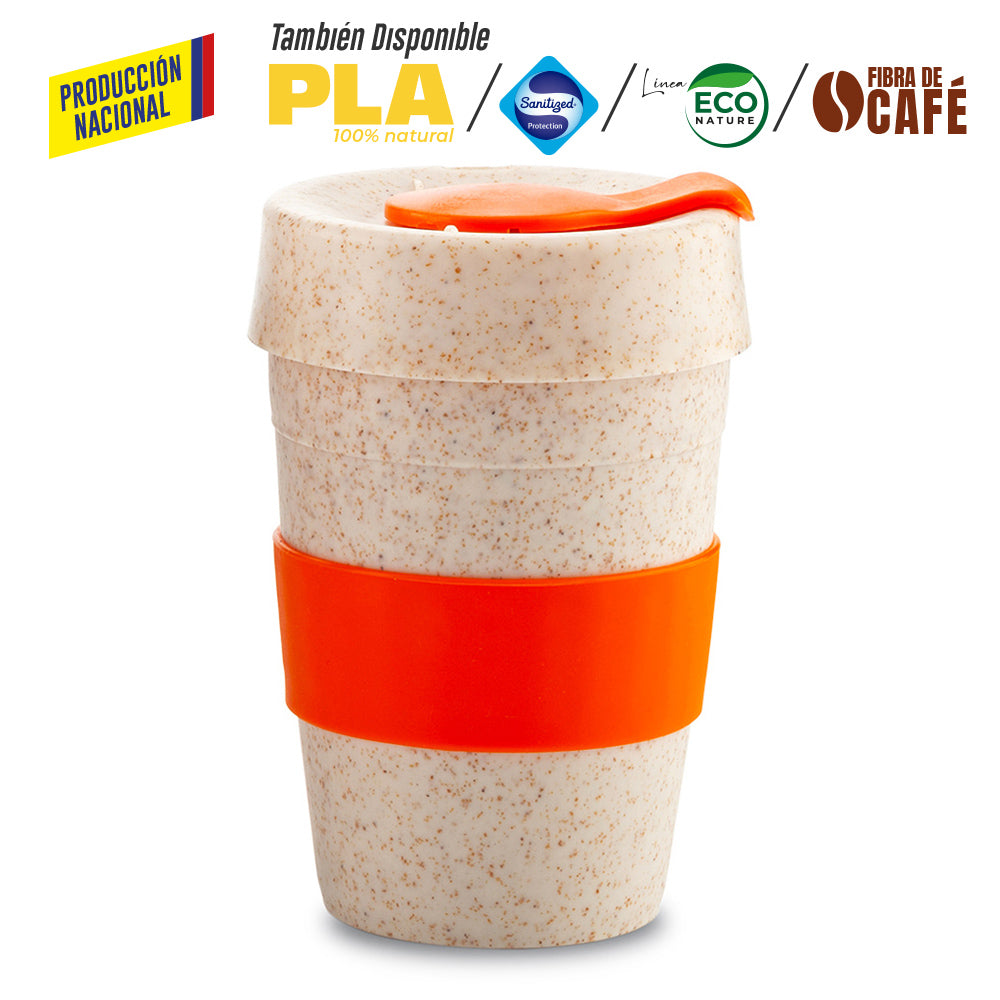 Mug Plastico Orbit 12oz Produccion Nacional