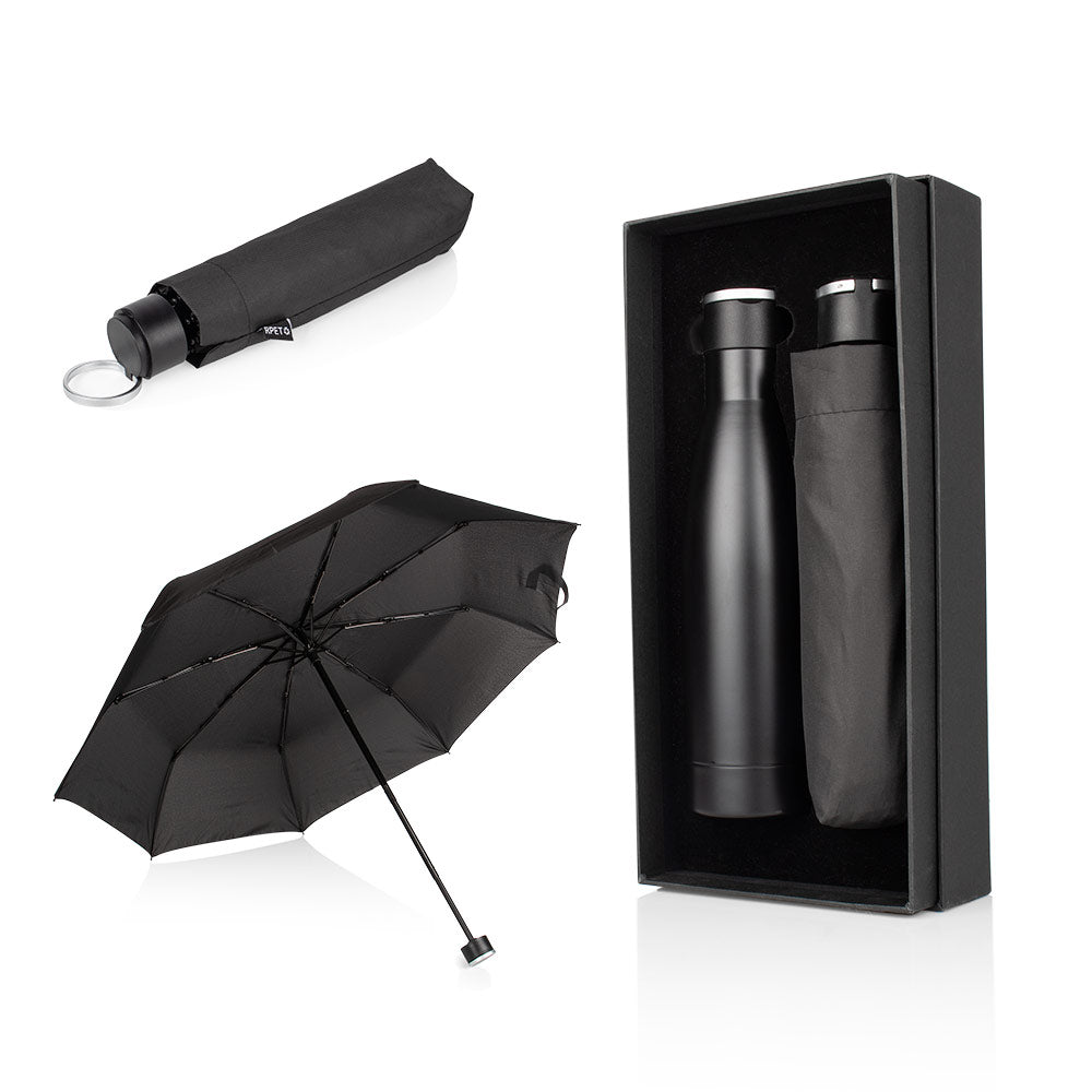 Set Paraguas Dali + Botella 550 Ml 19 Oz