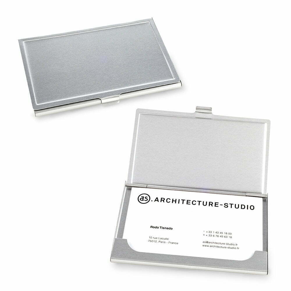 Portatarjetas Aluminio