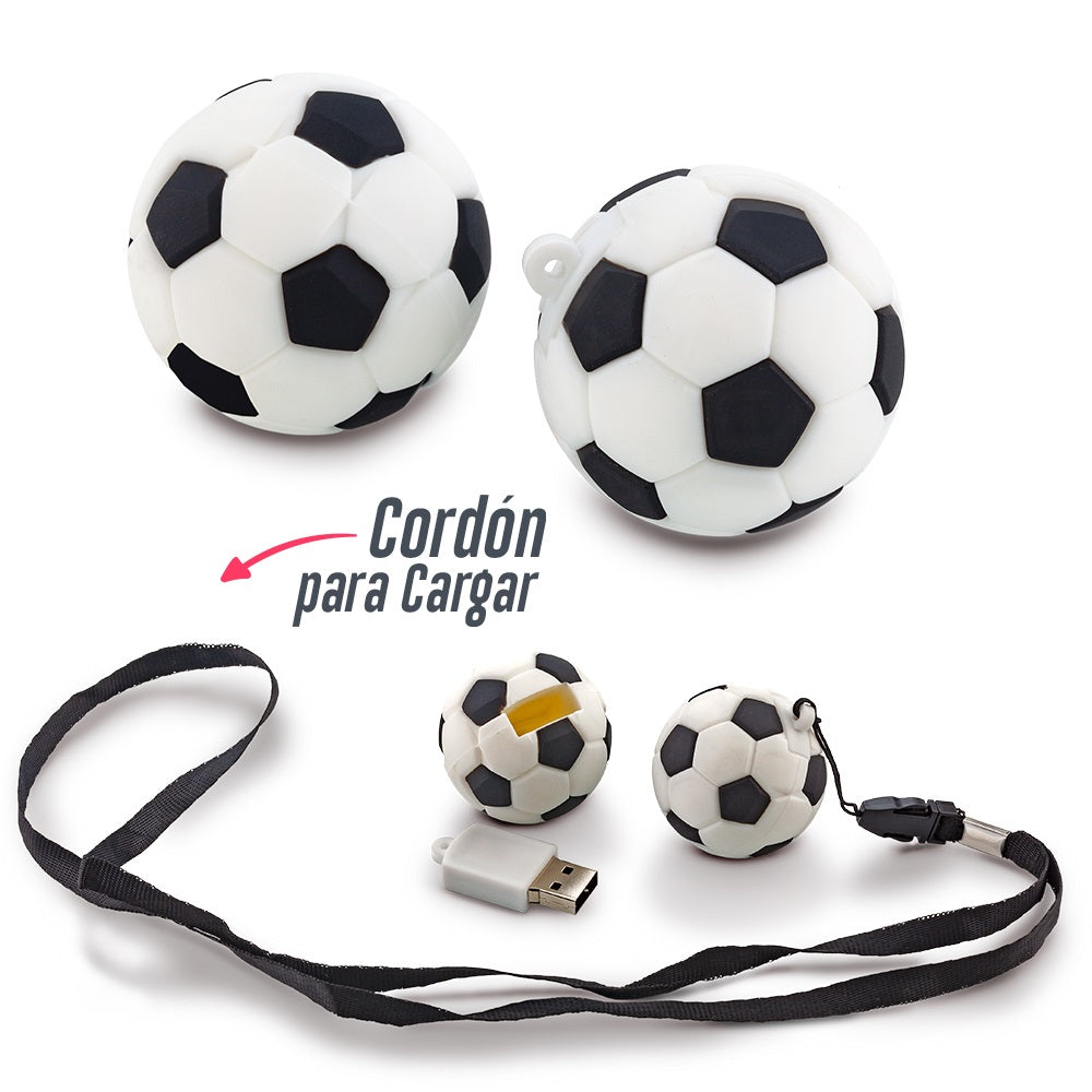 Pvc Memoria Usb Soccer
