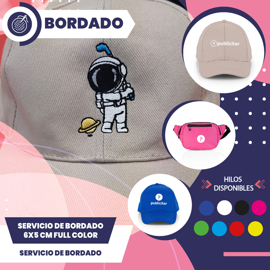 Servicio de Bordado 6 x 5 Cm Full Color