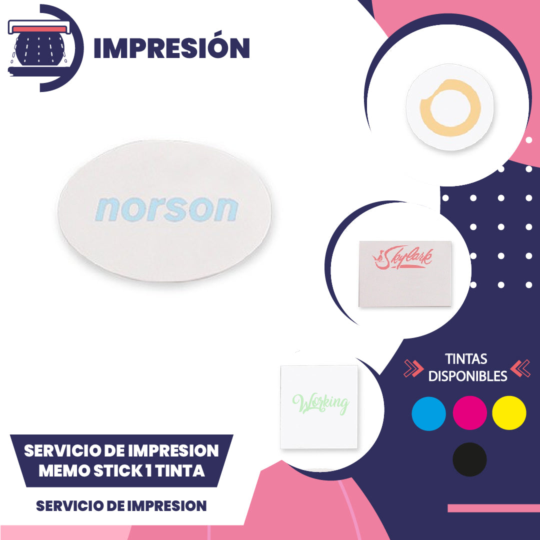 Servicio de Impresion Memo Stick 1 Tinta