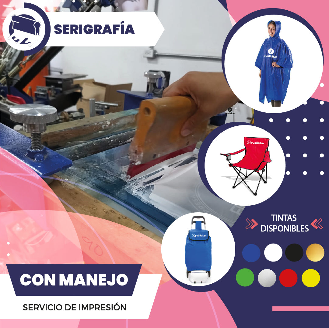Servicio de Serigrafia con Manejo