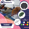 Servicio de Serigrafia Sombrilla 1 Casco
