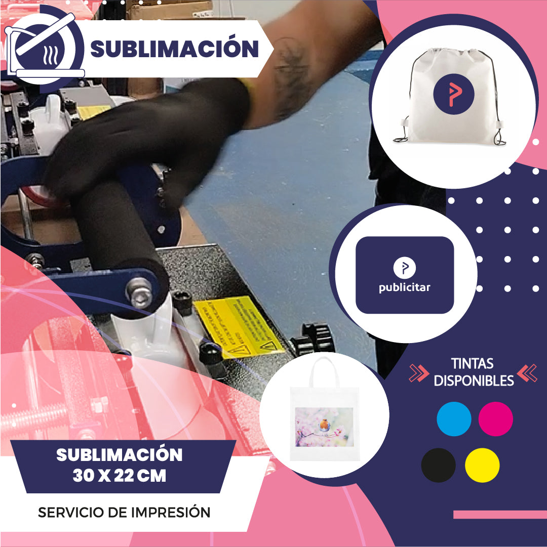 Servicio de Sublimacion 30 x 22 Cm