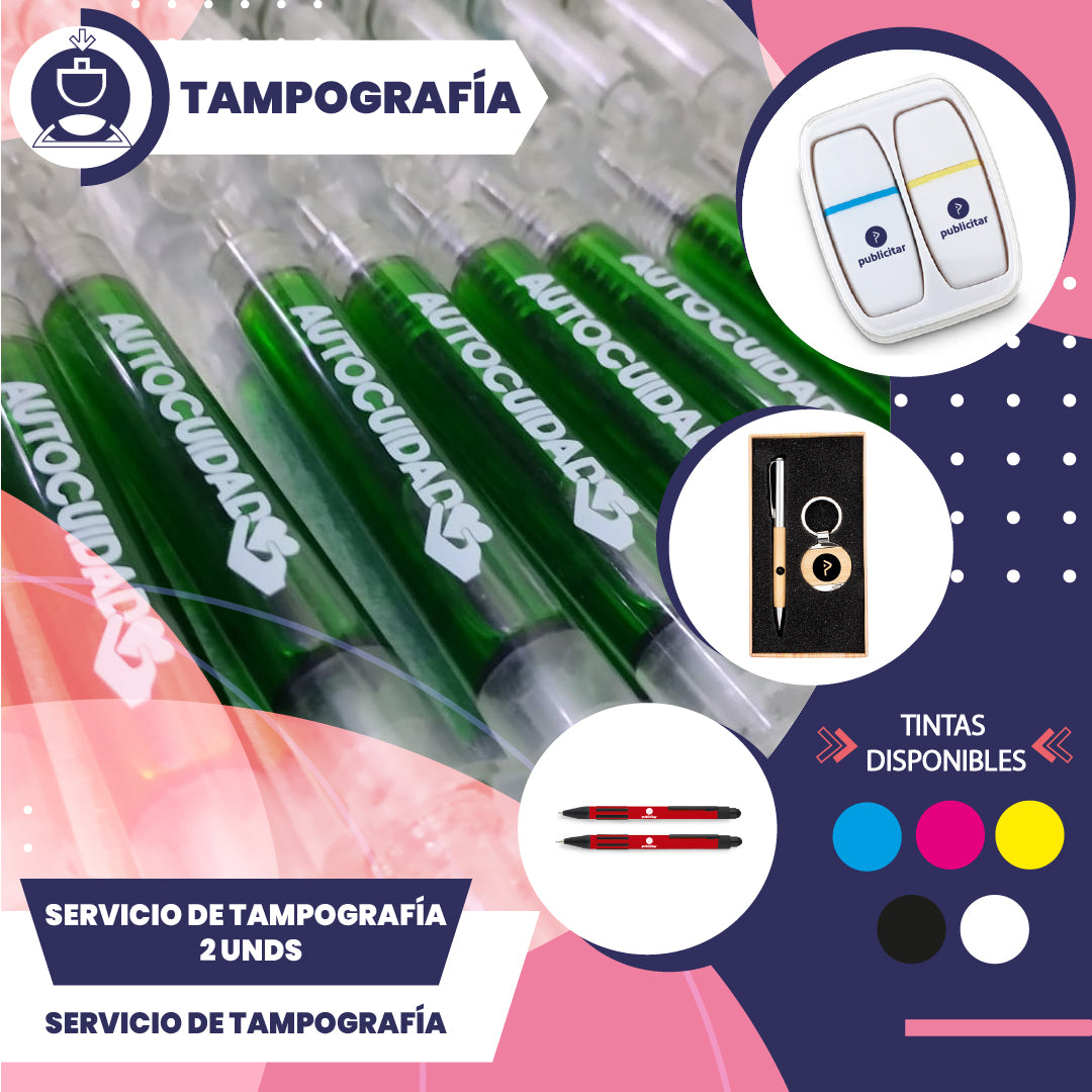 Servicio de Tampografia 2 Unds
