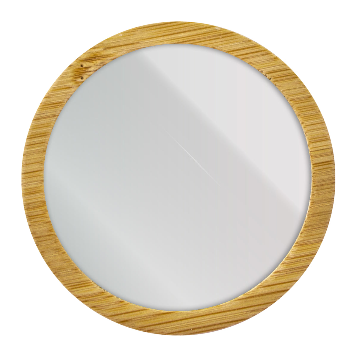 Espejo de Bambu Circular Bella