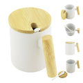 Mug Sublimacion Manija de Madera